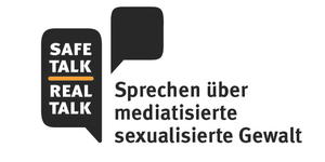 Logo "safe talk - real talk"